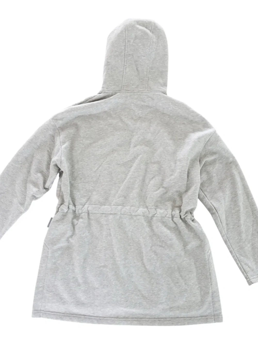 Varley Victoria Light Gray Zip-Up Hoodie with Drawstring Waist. Size Small - Picture 8 of 14